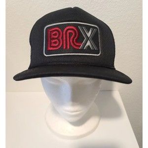 Bottlerock Napa Valley BRX Trucker Rope Hat Cap Adjustable Snapback Mesh Black